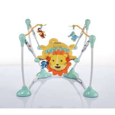 high quality safety happy jungle musical baby jumping chair round baby jumper