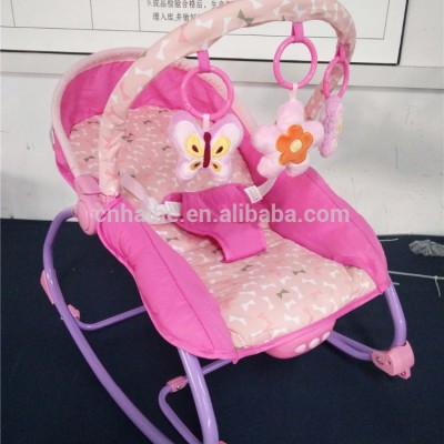 Infant to toddler 2-IN-1 baby rocker with music & vibration