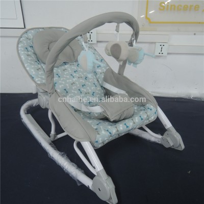 Multi-function rocking chair with removable soft fabric cover and aluminium tube